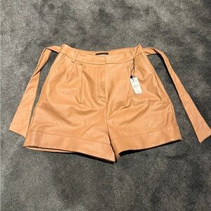 Express faux leather shorts NEW!